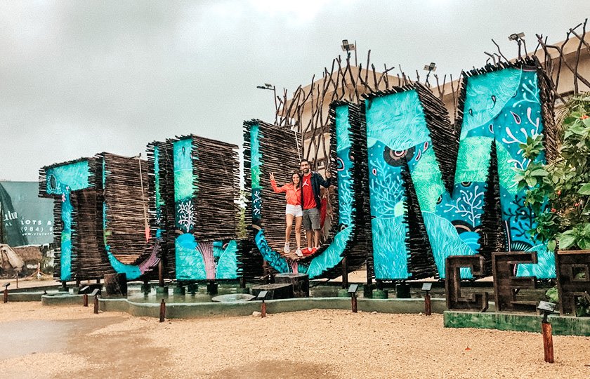 Tulum + Casa tortuga +  Madre naturaleza + Letras de Tulum + Quinta Avenida